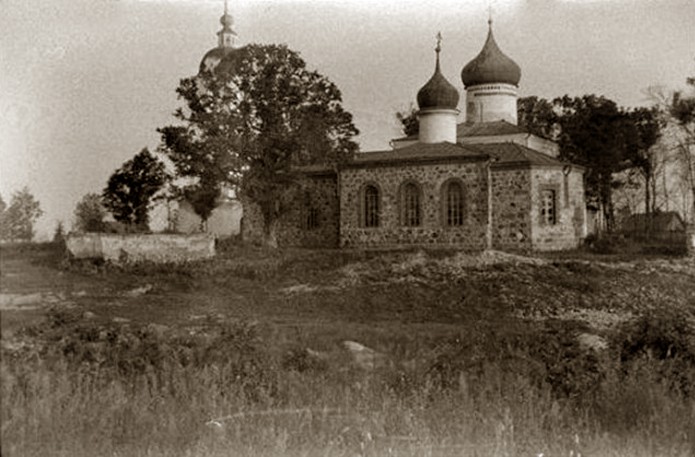 Церковь Николая Чудотворца, Виделебье (Псковский район, Псковская область). архивная фотография, Фото 1943г.