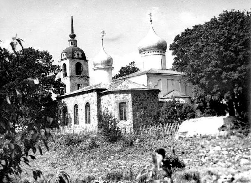Церковь Николая Чудотворца, Виделебье (Псковский район, Псковская область). архивная фотография, Фото конца 1950-х гг. 