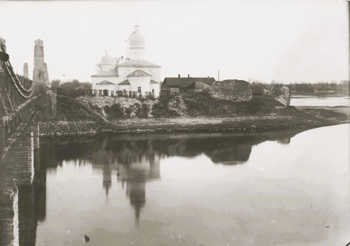 Церковь Николая Чудотворца, Остров (Островский район, Псковская область). архивная фотография, Фото 1900-х гг.