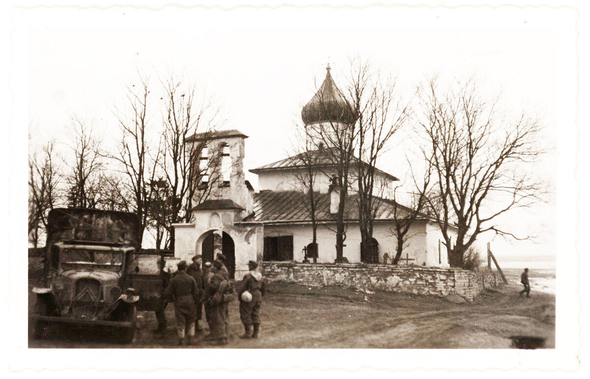 Церковь Илии Пророка, Выбуты (Псковский район, Псковская область). архивная фотография, Фото с аукциона e-bay.de     