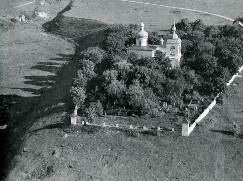 Федоровщина (Погост Камно). Церковь Георгия Победоносца. архивная фотография, Фото 1970-х гг. из архива Бориса Скобельцина