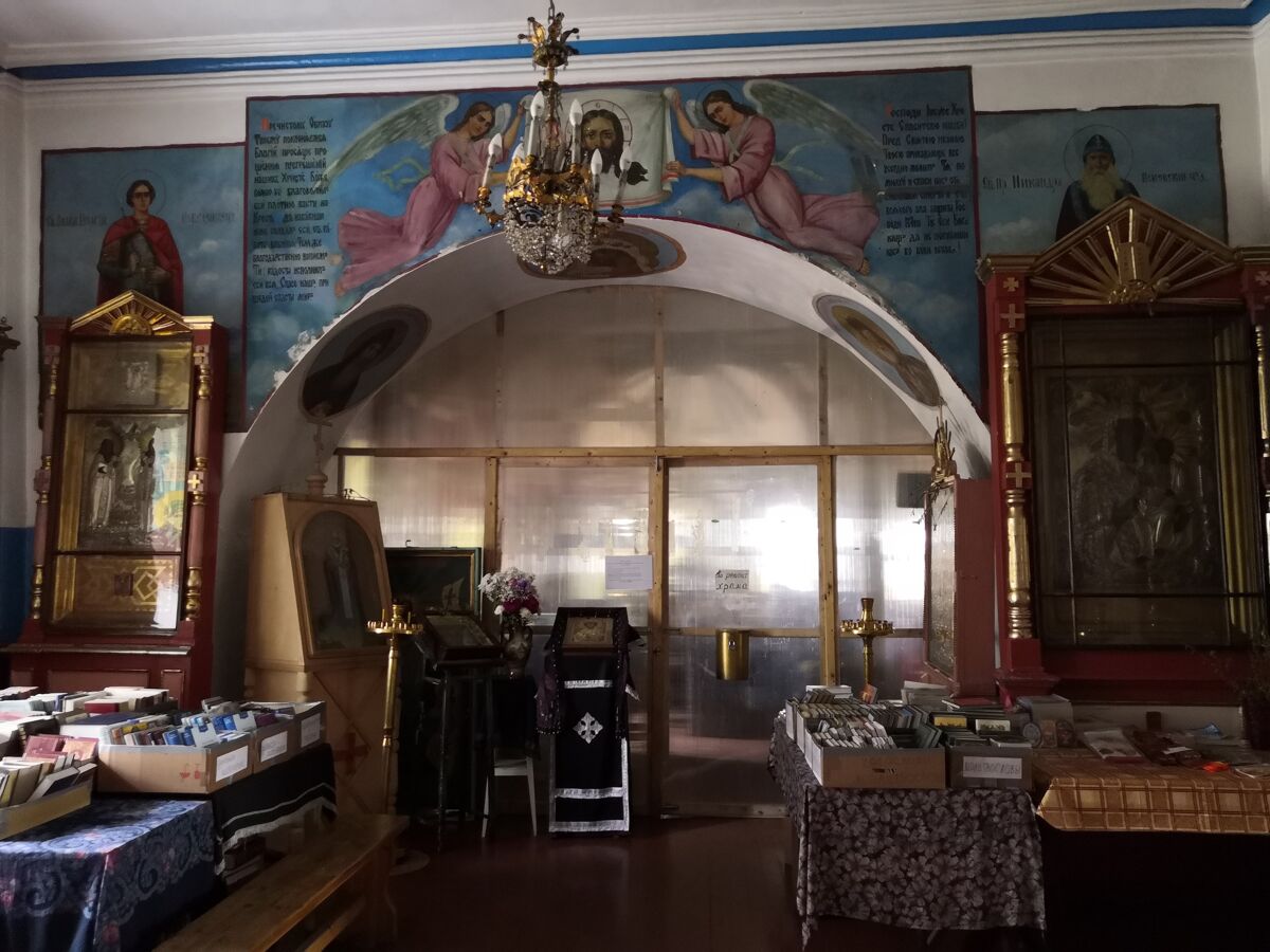 Церковь Георгия Победоносца, Федоровщина (Погост Камно) (Псковский район, Псковская область). интерьер и убранство
