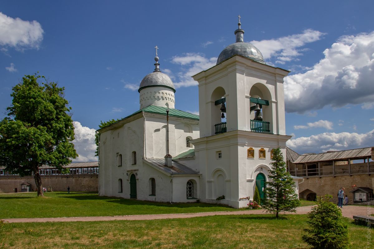 Собор Николая Чудотворца, Изборск (Печорский район, Псковская область). фасады, Вид с северо-запада
