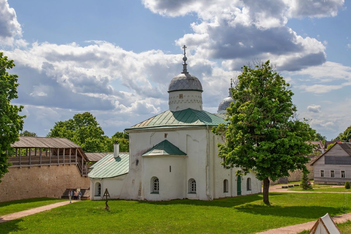 Собор Николая Чудотворца, Изборск (Печорский район, Псковская область). фасады, Вид с северо-востока