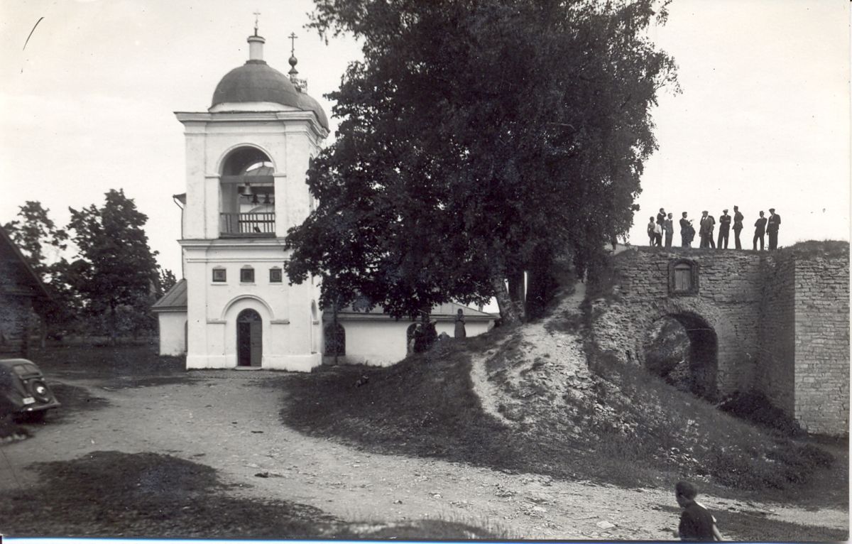 Собор Николая Чудотворца, Изборск (Печорский район, Псковская область). архивная фотография, Приблизительная датировка: 1935-1941 гг.