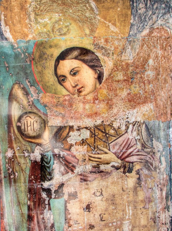 Спасо-Евфросиниевский женский монастырь, Полоцк (Полоцкий район и г. Полоцк, Беларусь, Витебская область). архивная фотография, Фотокопии древних фресок
