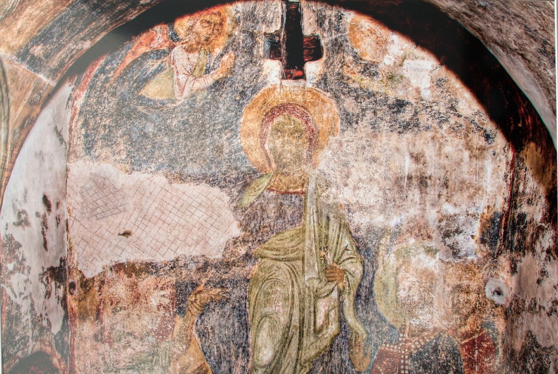 Спасо-Евфросиниевский женский монастырь, Полоцк (Полоцкий район и г. Полоцк, Беларусь, Витебская область). архивная фотография, Фотокопии древних фресок