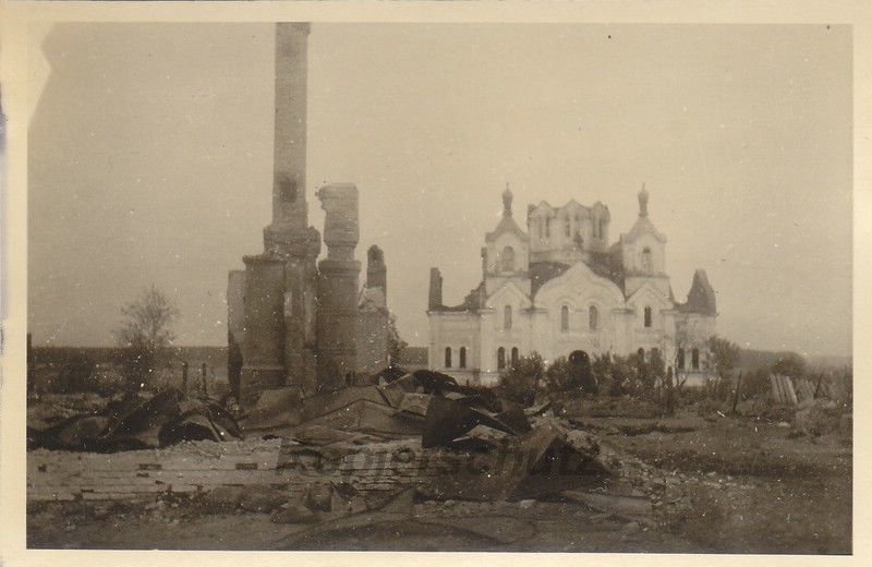 Церковь Илии Пророка, Бешенковичи (Бешенковичский район, Беларусь, Витебская область). архивная фотография, Фото 1941 г. с аукциона e-bay.de