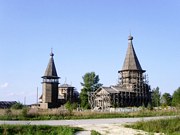 Храмовый комплекс Лядинского погоста, вид с юга<br>, Столетовская (Лядины), Каргопольский район, Архангельская область