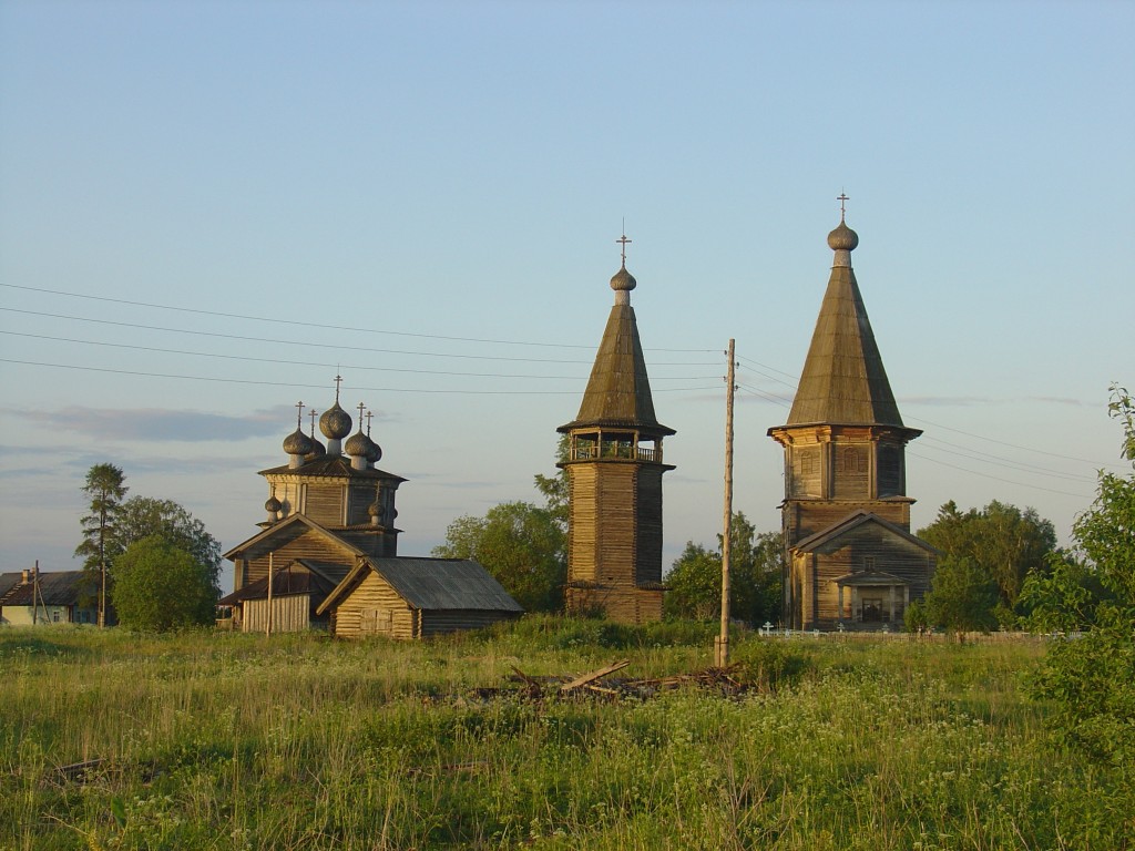 Храмовый комплекс Лядинского погоста, Столетовская (Лядины) (Каргопольский район, Архангельская область). фасады