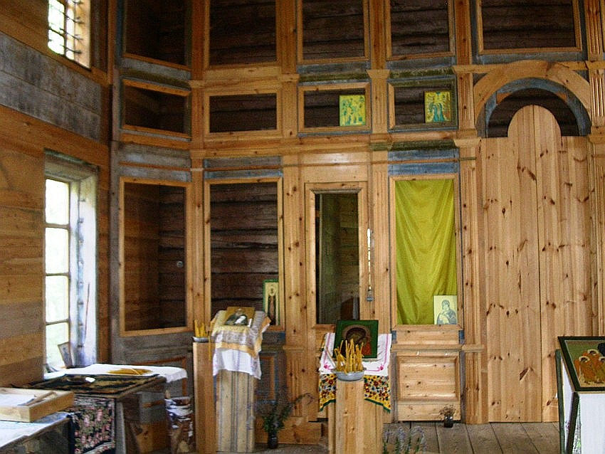 Церковь Александра Свирского, Масельга (Каргопольский район, Архангельская область). интерьер и убранство