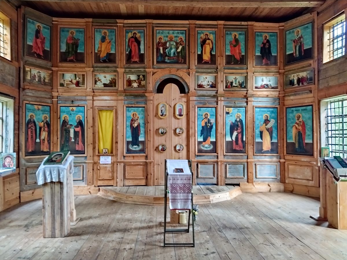 Церковь Александра Свирского, Масельга (Каргопольский район, Архангельская область). интерьер и убранство