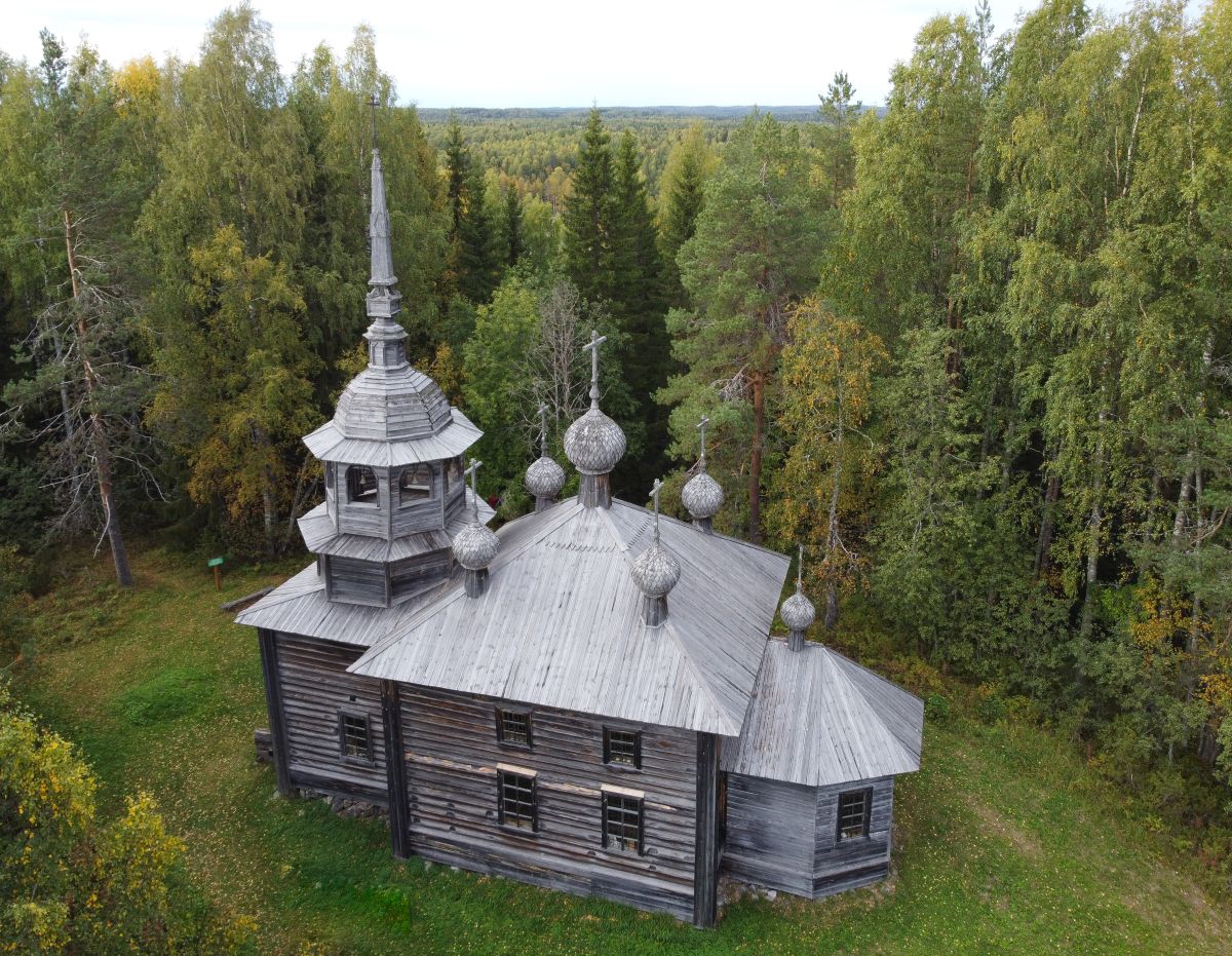 Церковь Александра Свирского, Масельга (Каргопольский район, Архангельская область). фасады