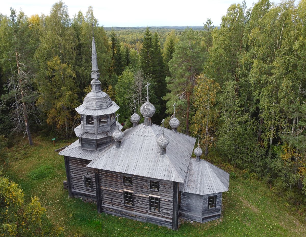 Масельга. Церковь Александра Свирского. фасады