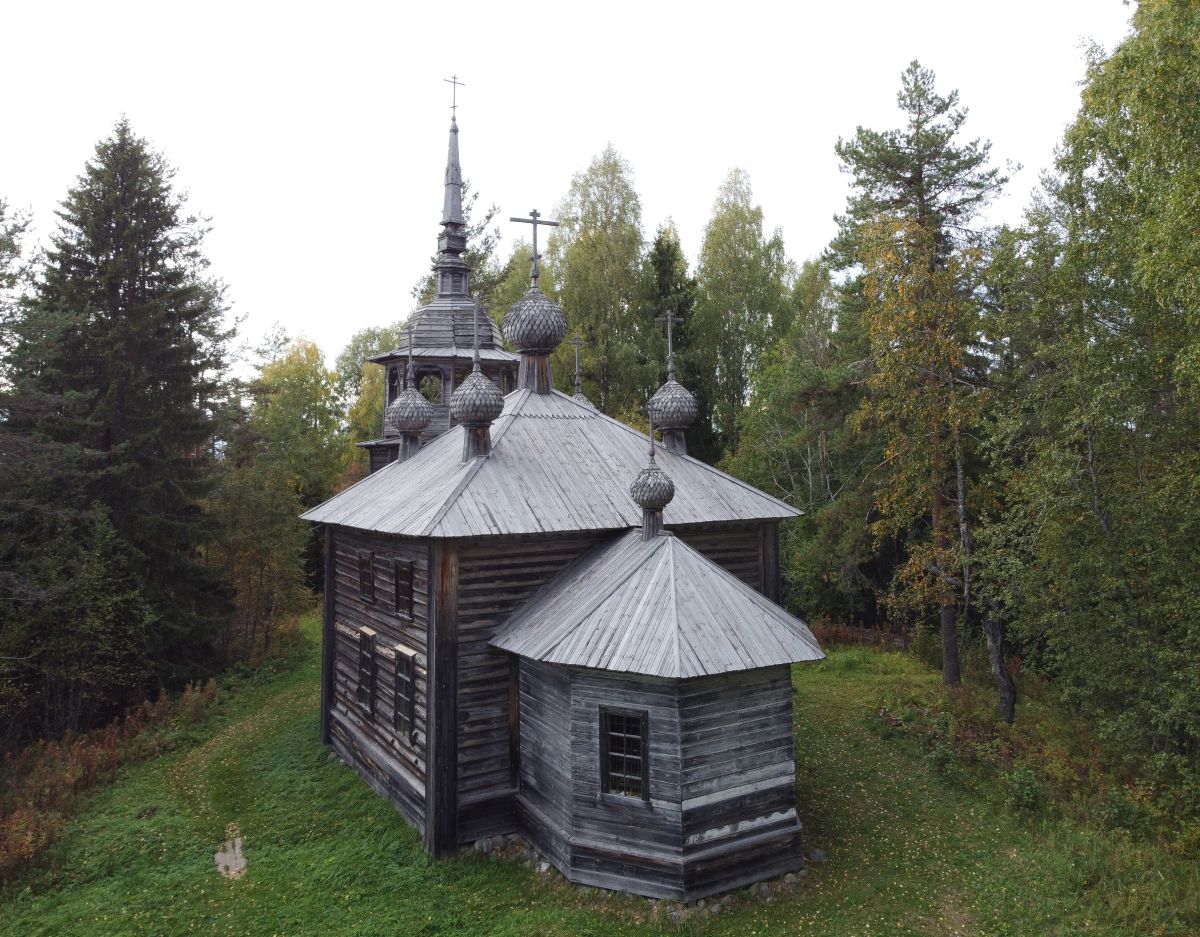 Церковь Александра Свирского, Масельга (Каргопольский район, Архангельская область). фасады