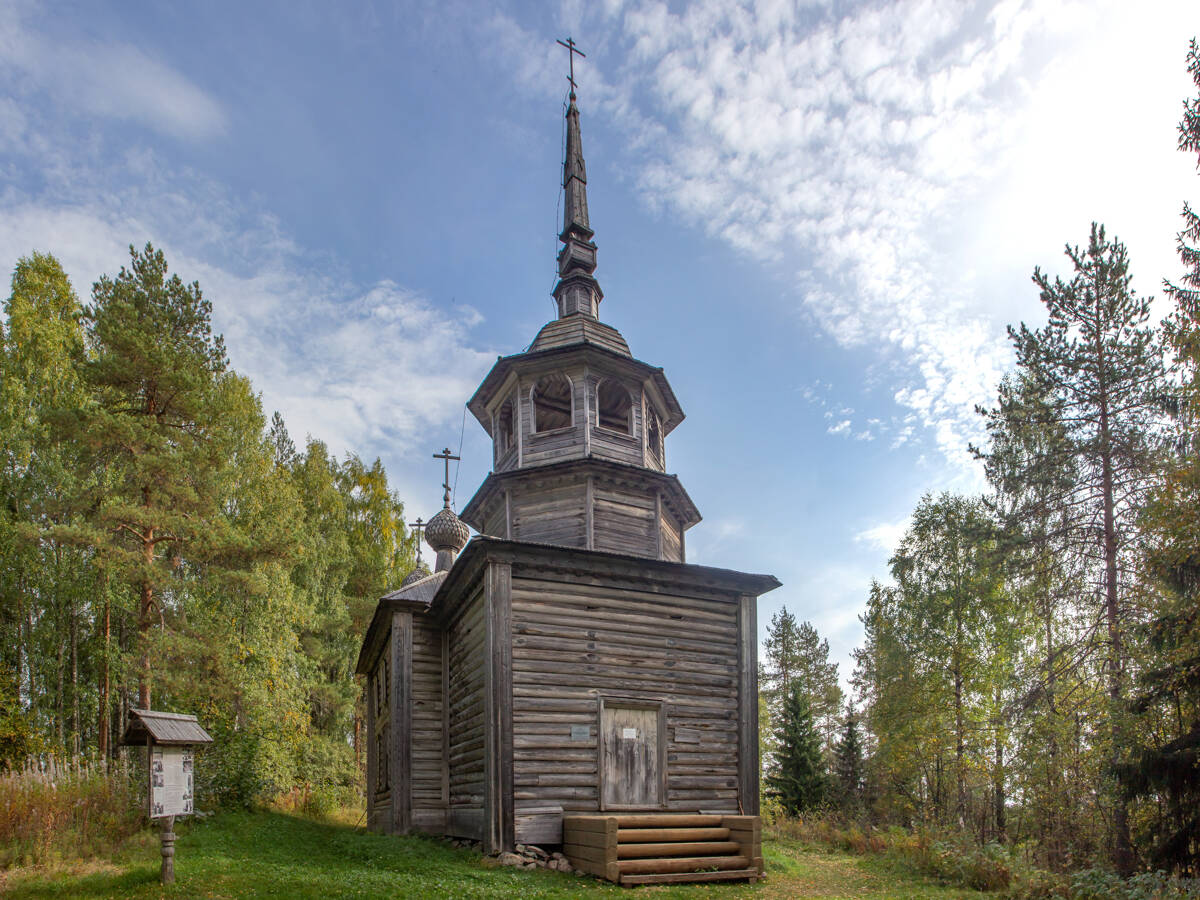 Церковь Александра Свирского, Масельга (Каргопольский район, Архангельская область). фасады, Вид с запада