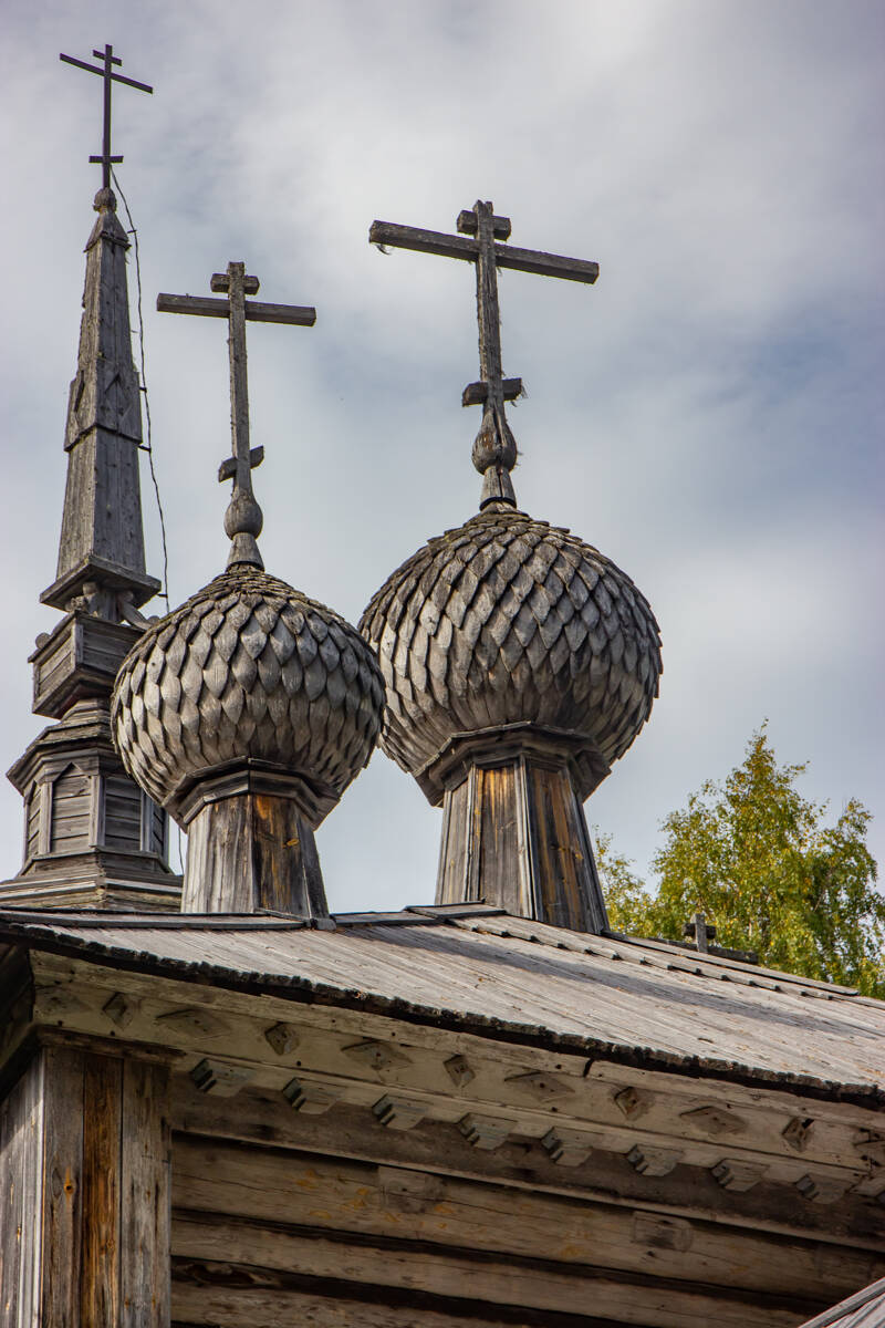 Церковь Александра Свирского, Масельга (Каргопольский район, Архангельская область). архитектурные детали, Главы