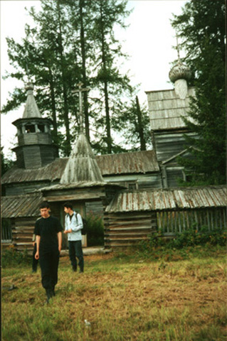 Порженский погост, урочище. Церковь Георгия Победоносца. документальные фотографии