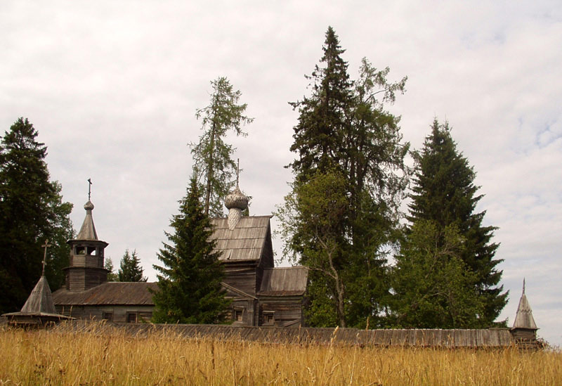 Церковь Георгия Победоносца, Порженский погост, урочище (Плесецкий район, Архангельская область). документальные фотографии