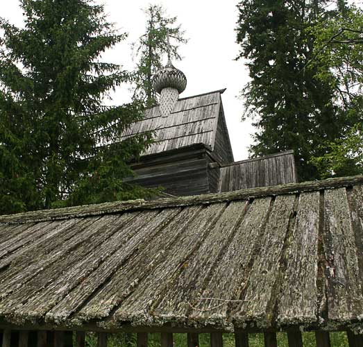 Церковь Георгия Победоносца, Порженский погост, урочище (Плесецкий район, Архангельская область). документальные фотографии