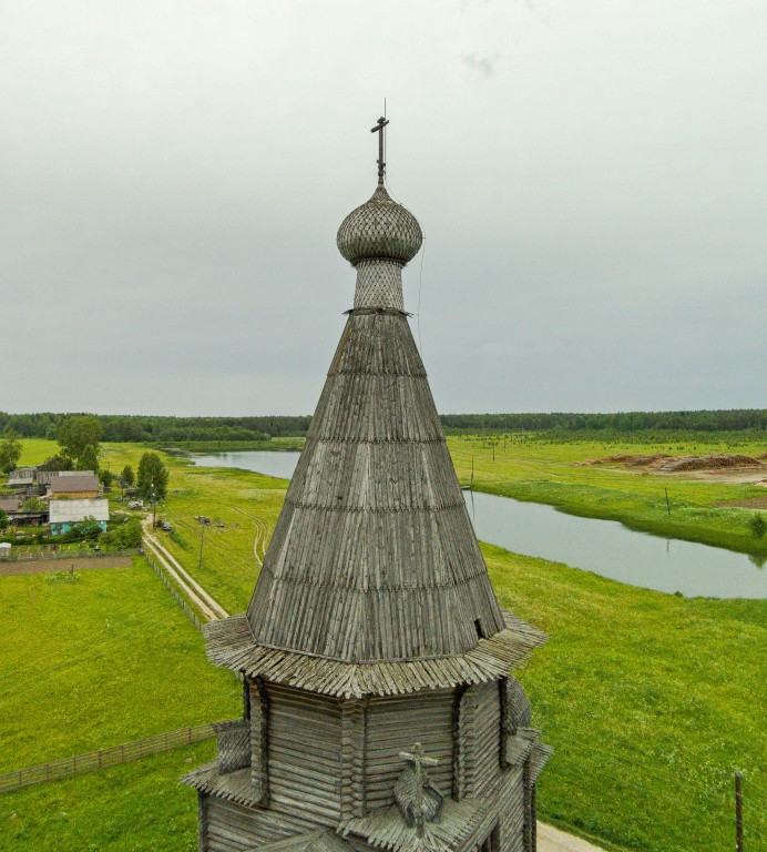 Церковь Иоанна Златоуста на Саунинском погосте, Заляжье (Саунино) (Каргопольский район, Архангельская область). архитектурные детали