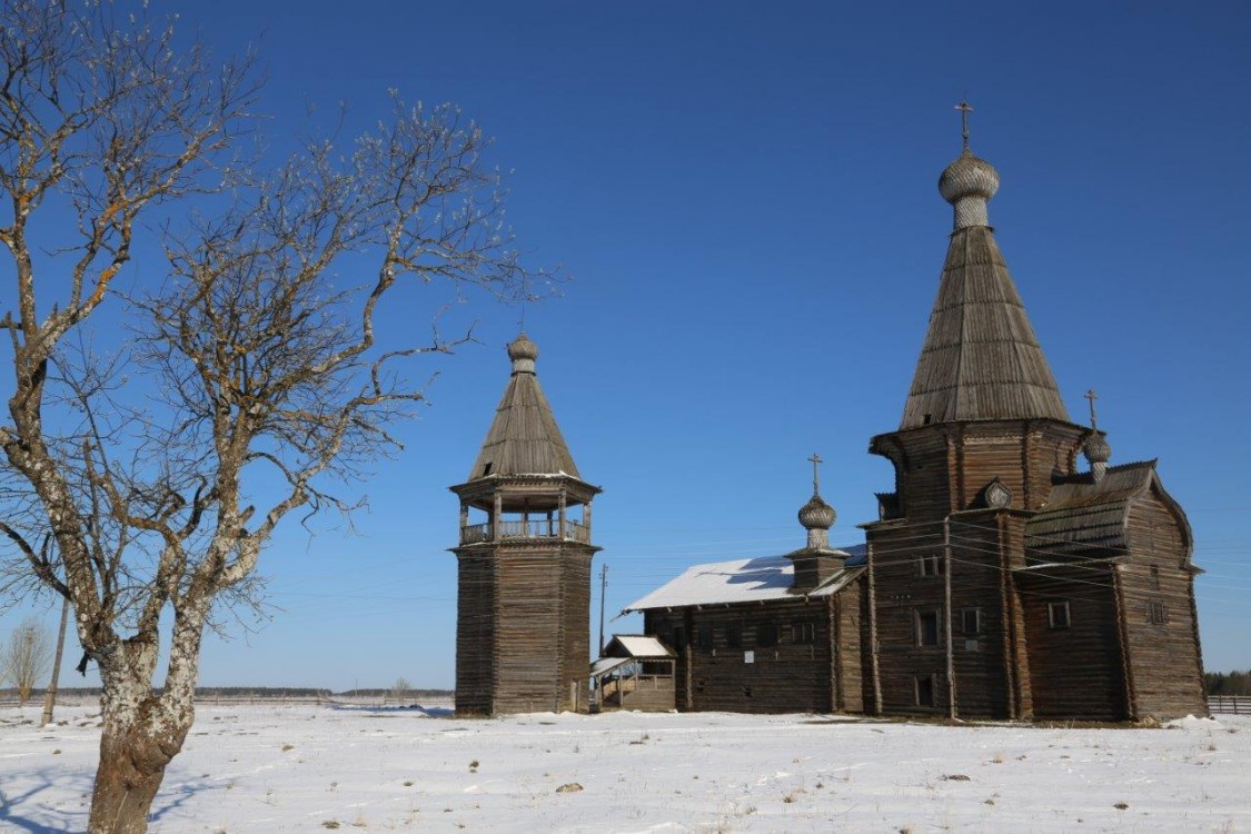 Церковь Иоанна Златоуста на Саунинском погосте, Заляжье (Саунино) (Каргопольский район, Архангельская область). фасады