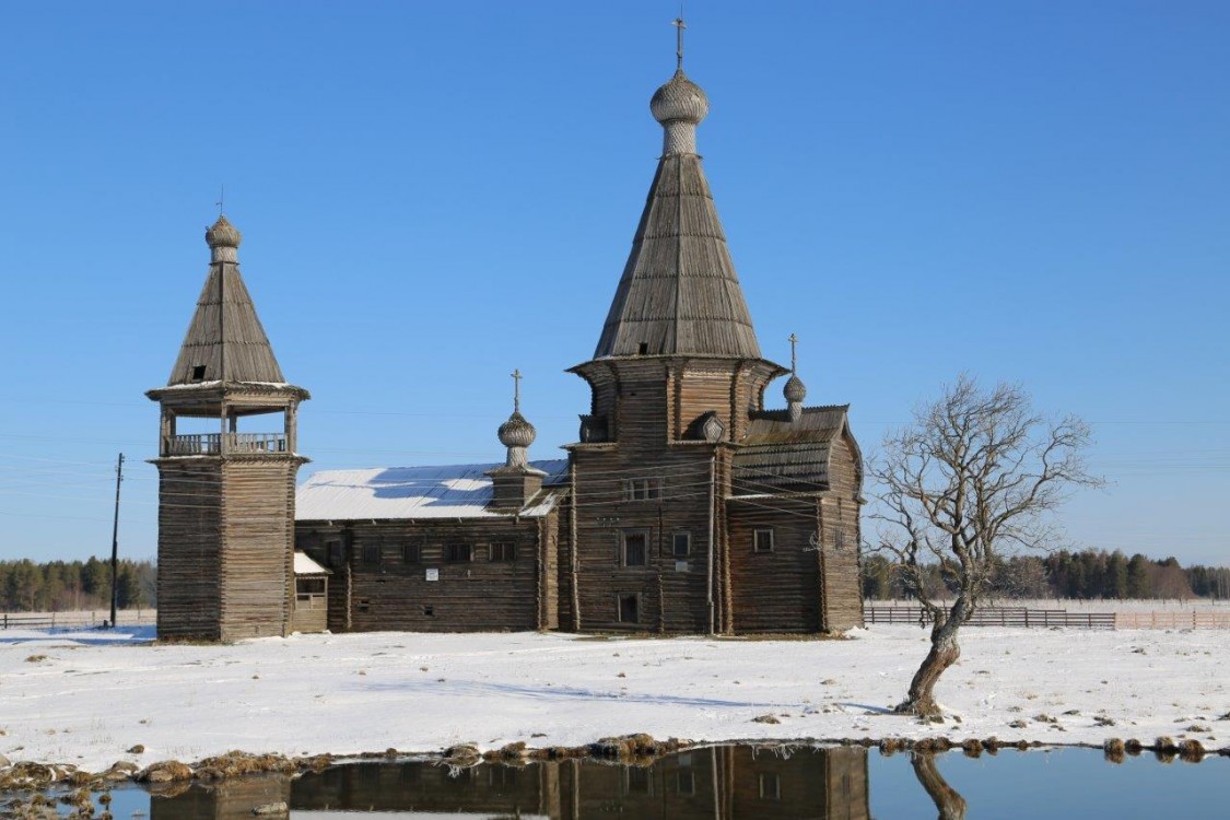 Церковь Иоанна Златоуста на Саунинском погосте, Заляжье (Саунино) (Каргопольский район, Архангельская область). фасады