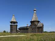 Церковь Иоанна Златоуста на Саунинском погосте, Вид с юго-востока<br>, Заляжье (Саунино), Каргопольский район, Архангельская область