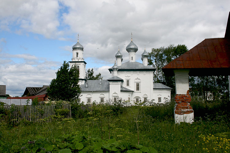 Церковь Рождества Пресвятой Богородицы, Каргополь (Каргопольский район, Архангельская область). общий вид в ландшафте