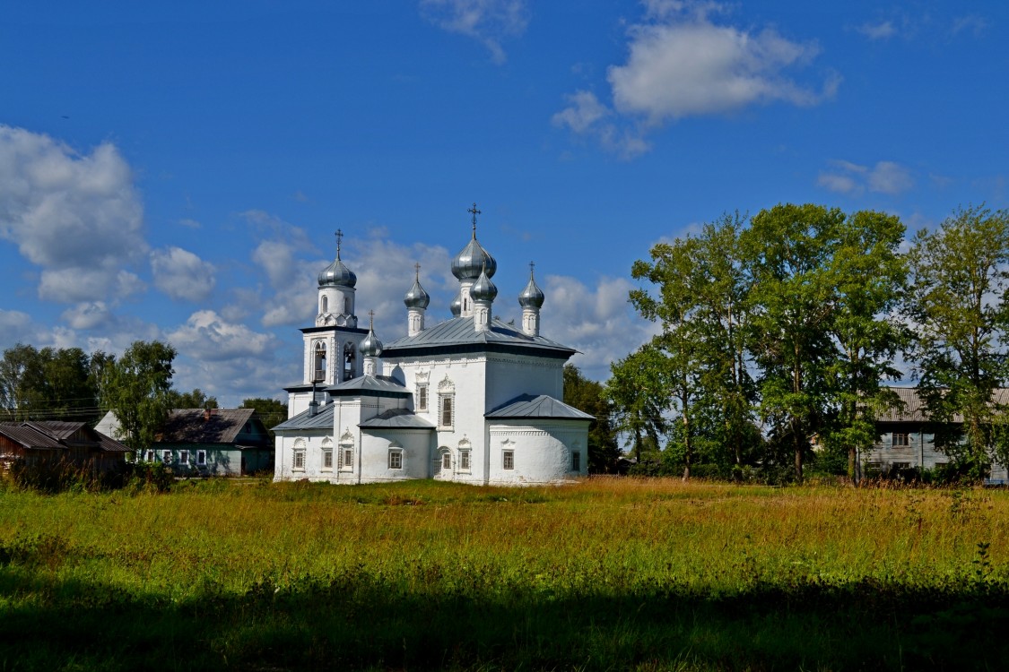 Каргополь. Церковь Рождества Пресвятой Богородицы. общий вид в ландшафте