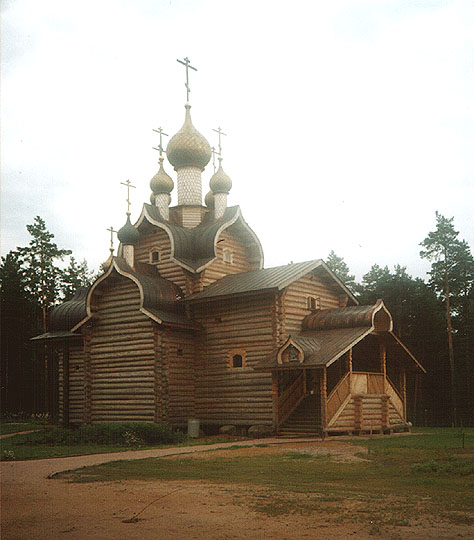 Сосново. Церковь Всех Русских Святых. фасады