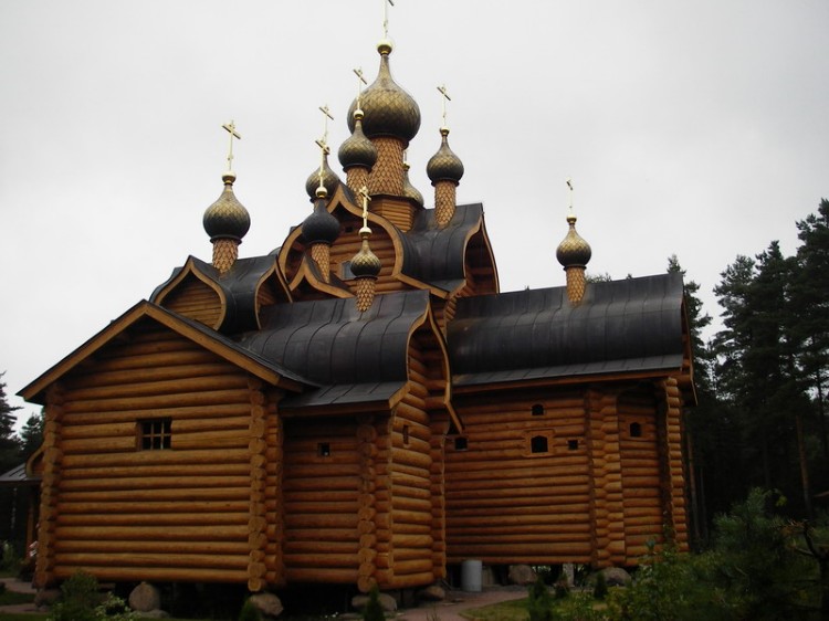 Сосново. Церковь Всех Русских Святых. фасады