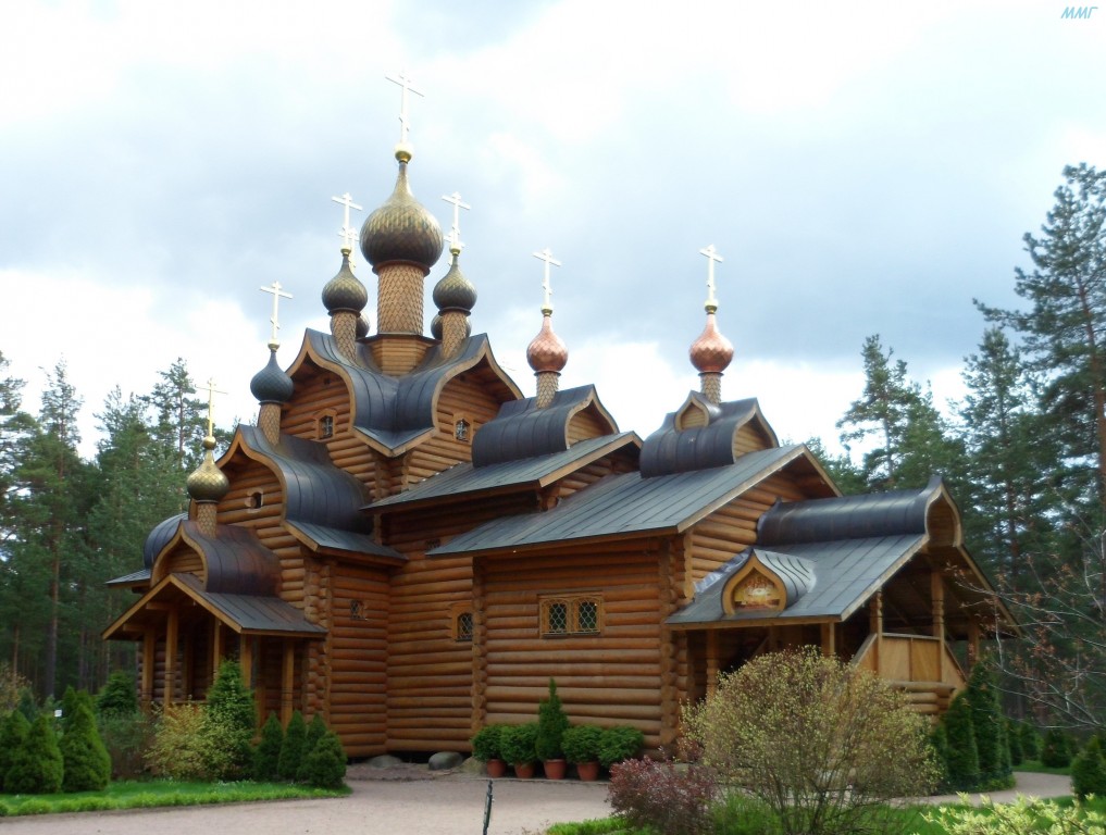 Сосново. Церковь Всех Русских Святых. фасады