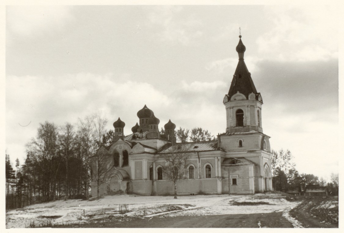 Церковь Успения Пресвятой Богородицы, Лезье (Кировский район, Ленинградская область). архивная фотография, Фото 1942 г. с аукциона e-bay.de
