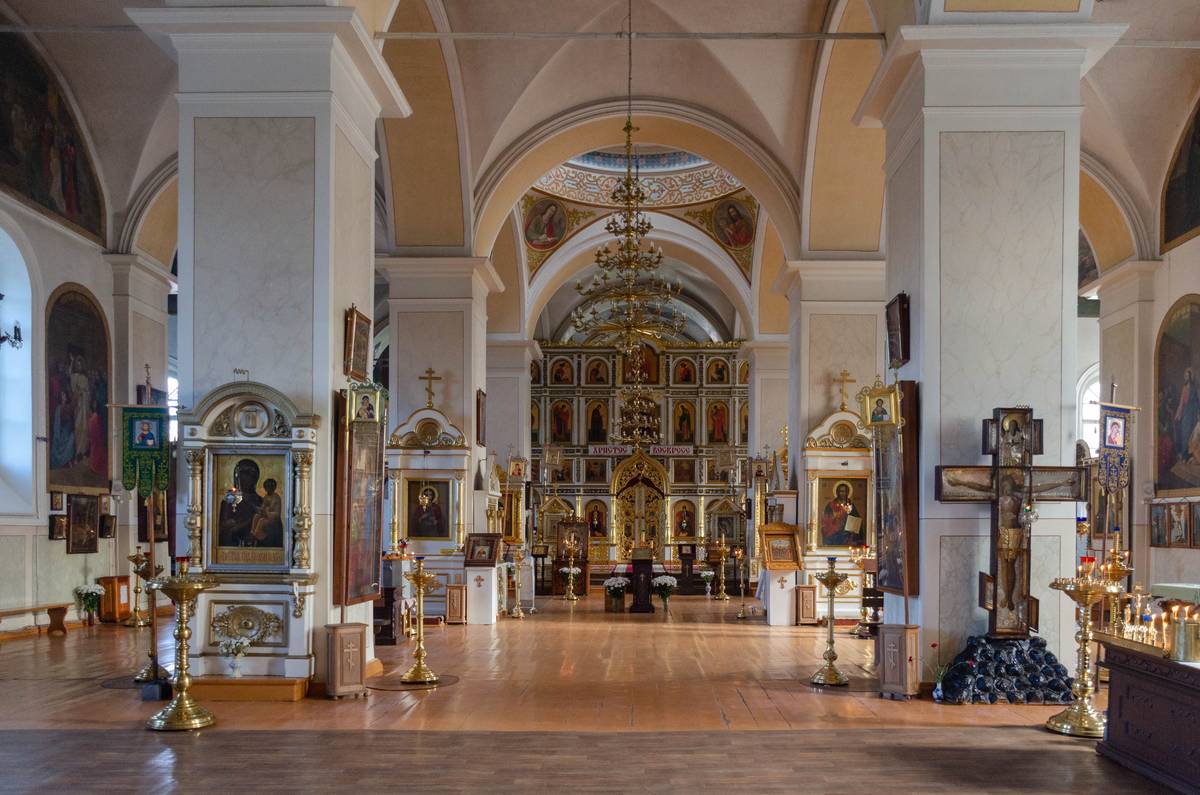 Собор Богоявления Господня, Вышний Волочёк (Вышневолоцкий район и г. Вышний Волочёк, Тверская область). интерьер и убранство