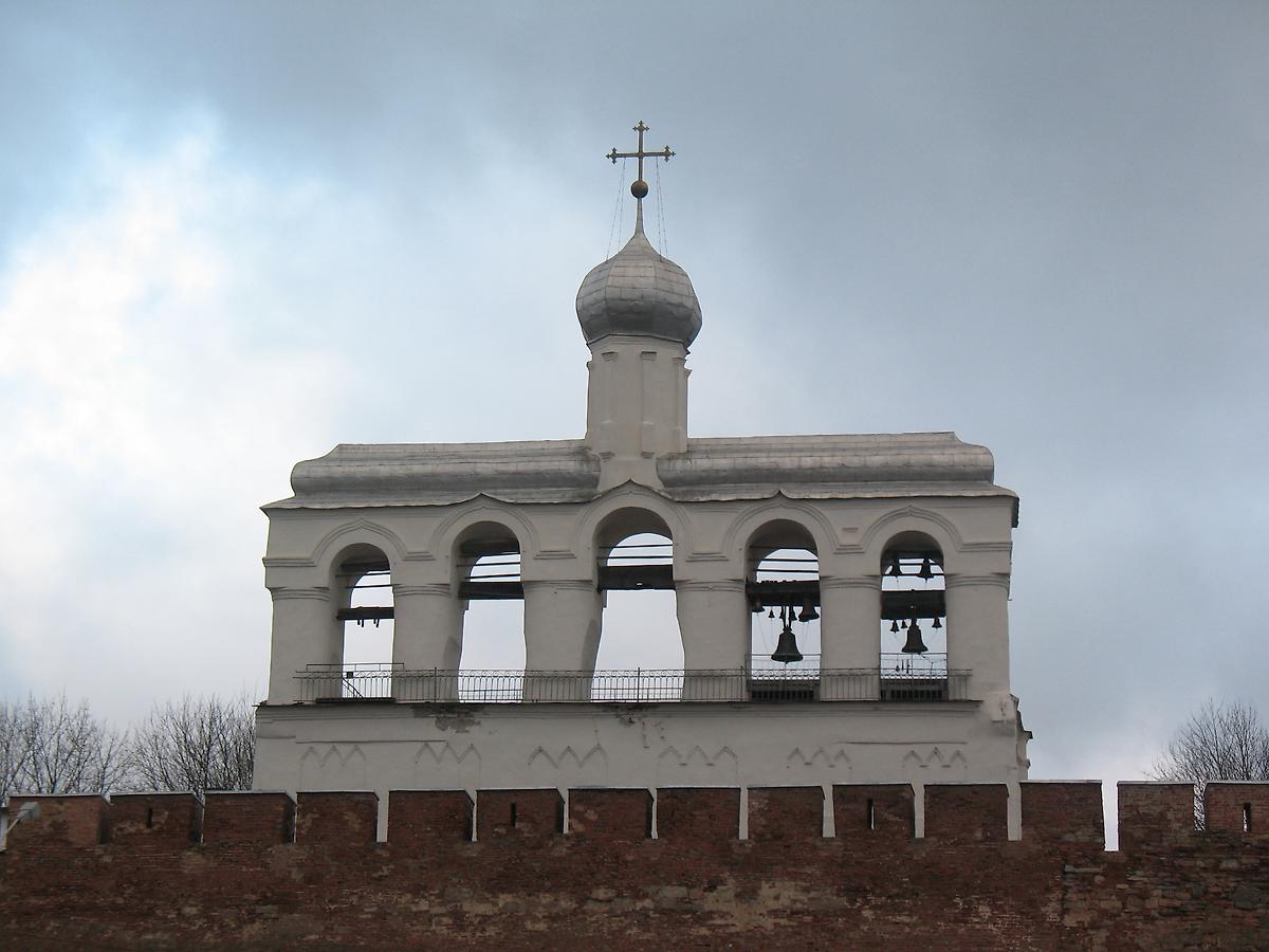 звонница, архитектурные детали. Кремль. Собор Софии, Премудрости Божией, Великий Новгород (Великий Новгород, город, Новгородская область)