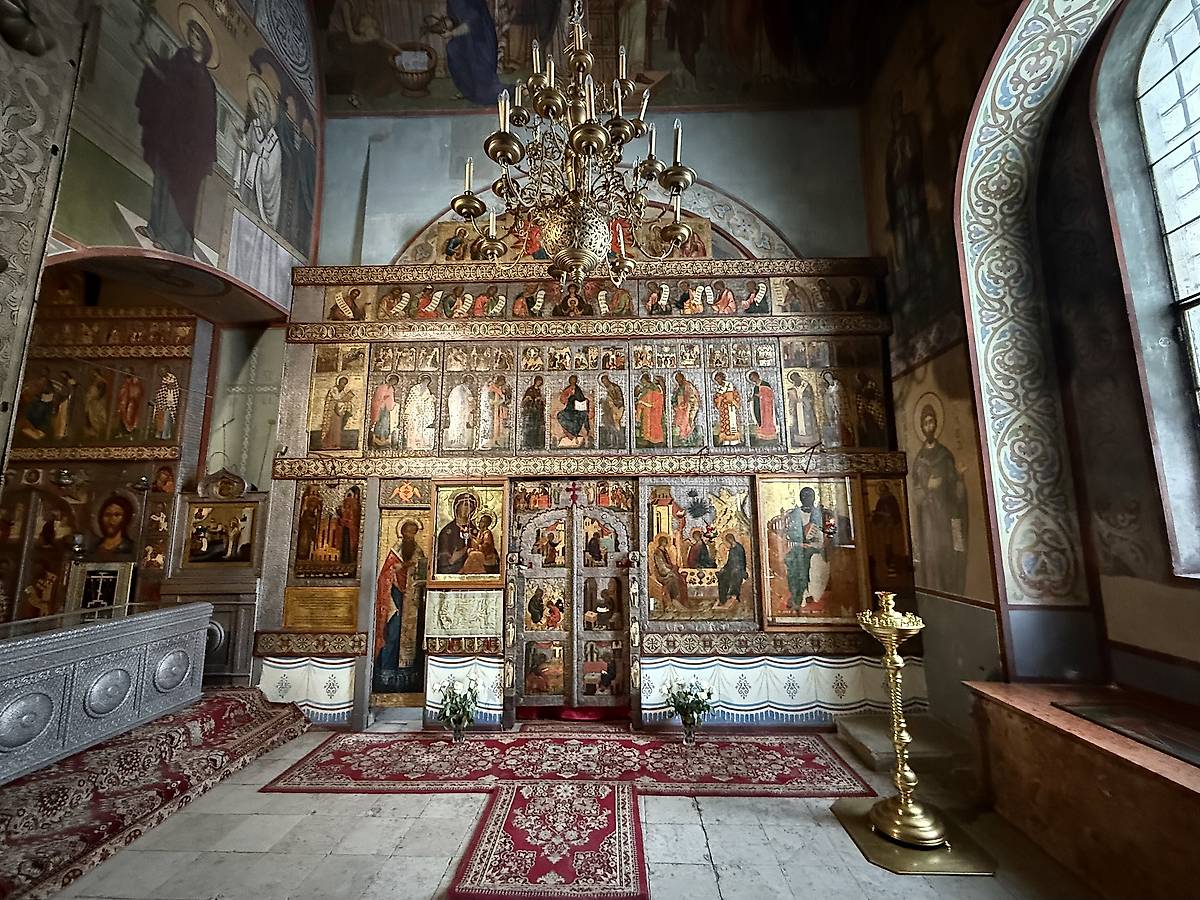 Иконостас Богородице-Рождественского придела, интерьер и убранство. Кремль. Собор Софии, Премудрости Божией, Великий Новгород (Великий Новгород, город, Новгородская область)
