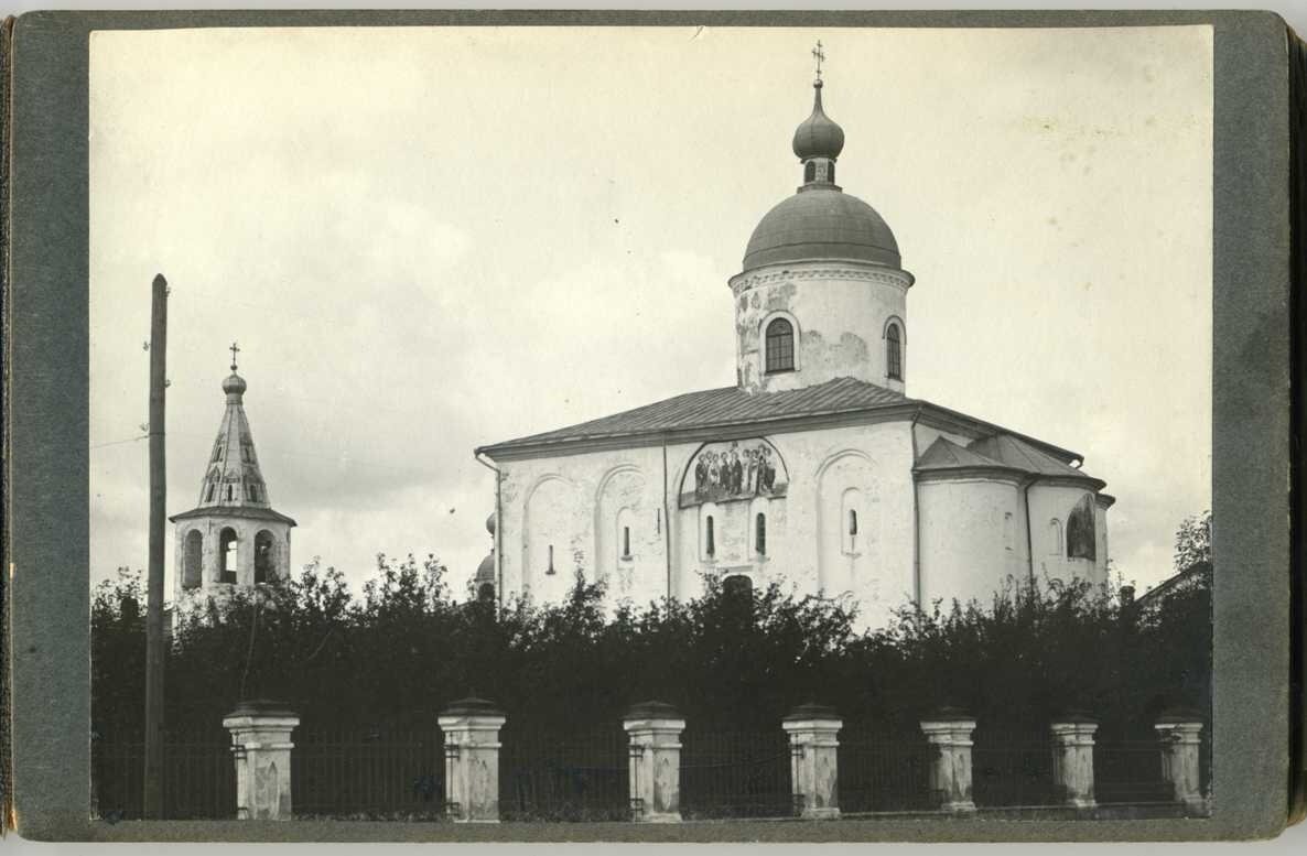 Собор Николая Чудотворца на Ярославовом дворище, Великий Новгород (Великий Новгород, город, Новгородская область). архивная фотография, Собор Николая Чудотворца в нач. ХХ века. Приблизительная датировка фотографии: 1900-1914 гг.