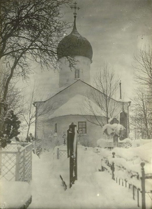 Церковь Рождества Христова на Красном поле, Великий Новгород (Великий Новгород, город, Новгородская область). архивная фотография, Фото 1914 года из фондов Российского этнографического музея