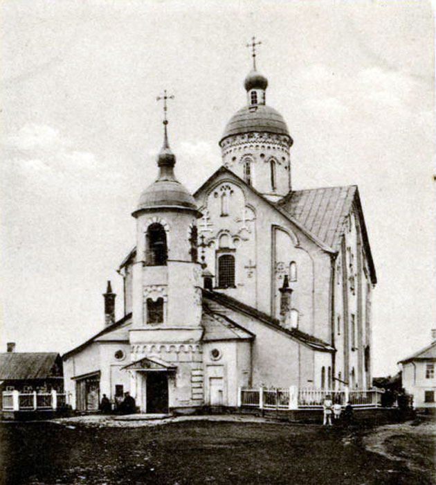 Великий Новгород. Церковь Спаса Преображения на Ильине улице. архивная фотография, Фото 1900-х гг.