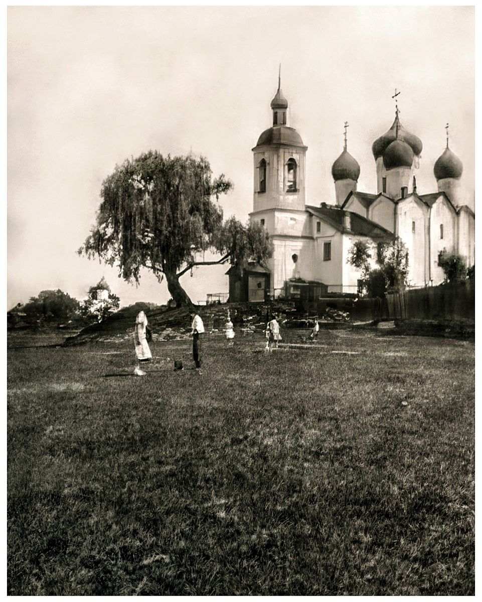 Церковь Бориса и Глеба в Плотниках, Великий Новгород (Великий Новгород, город, Новгородская область). архивная фотография, Фото 1937 г. из фондов Государственного НИМ архитектуры им. А.В. Щусева