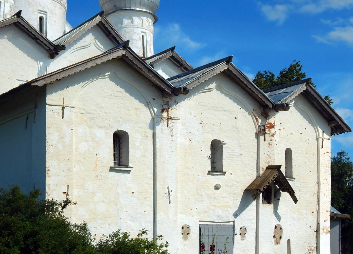 Церковь Бориса и Глеба в Плотниках, Великий Новгород (Великий Новгород, город, Новгородская область). архитектурные детали