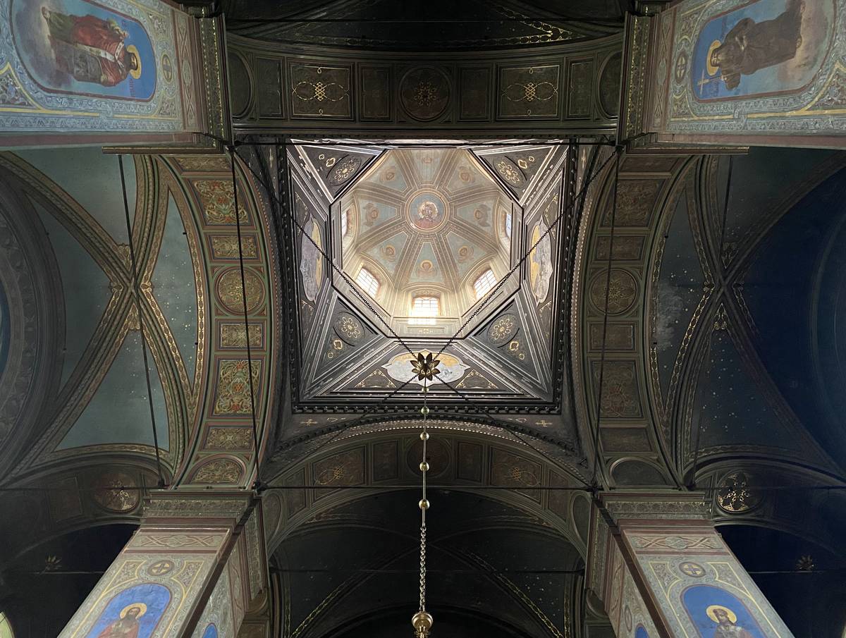 Своды главного объёма, интерьер и убранство. Кафедральный собор Вознесения Господня, Елец (Елецкий район и г. Елец, Липецкая область)