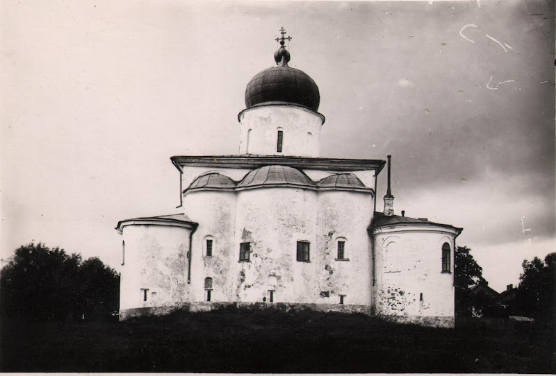 Великий Новгород. Церковь Илии Пророка на Славне. архивная фотография, Восточный фасад