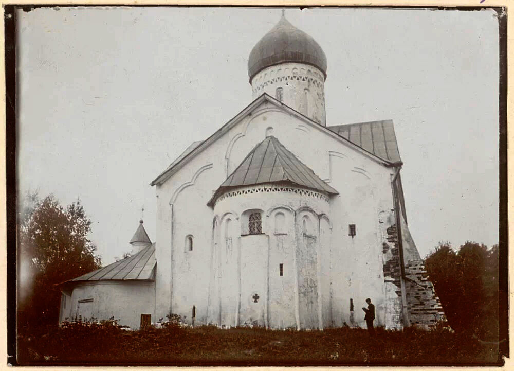 Великий Новгород. Церковь Петра и Павла в Кожевниках. архивная фотография, Фото 1911 г. из фондов НИМРАХ