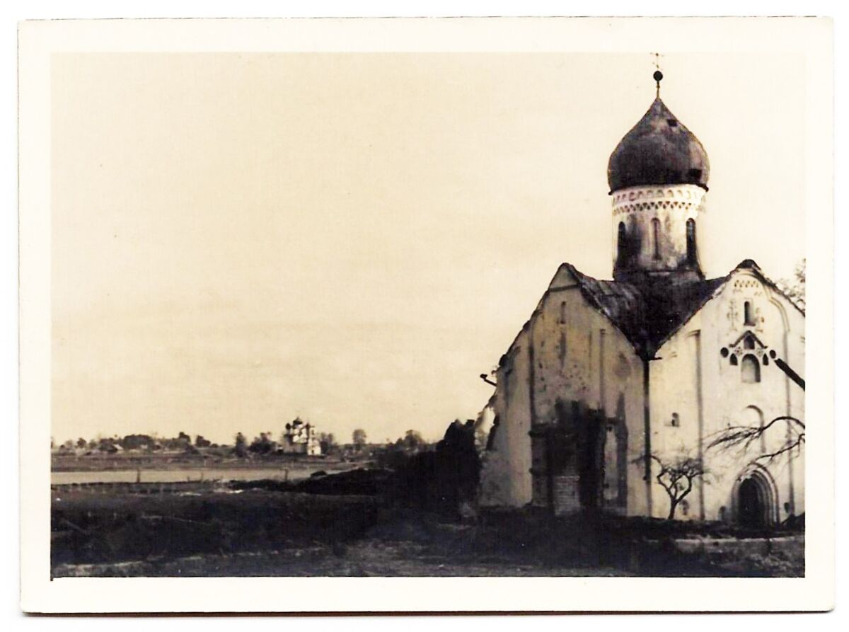 Церковь Петра и Павла в Кожевниках, Великий Новгород (Великий Новгород, город, Новгородская область). архивная фотография, Фото 1941 г. с аукциона e-bay.de