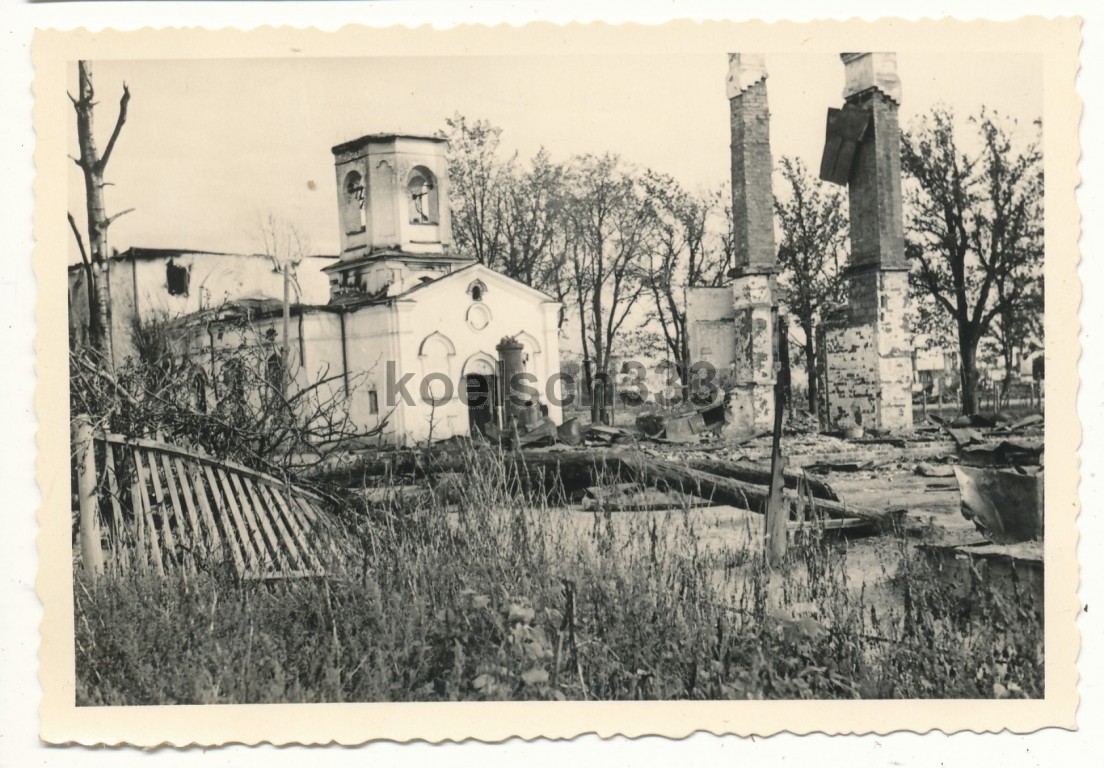 Церковь Власия на Волосовой улице, Великий Новгород (Великий Новгород, город, Новгородская область). архивная фотография, Фото 1941 г. с аукциона e-bay.de