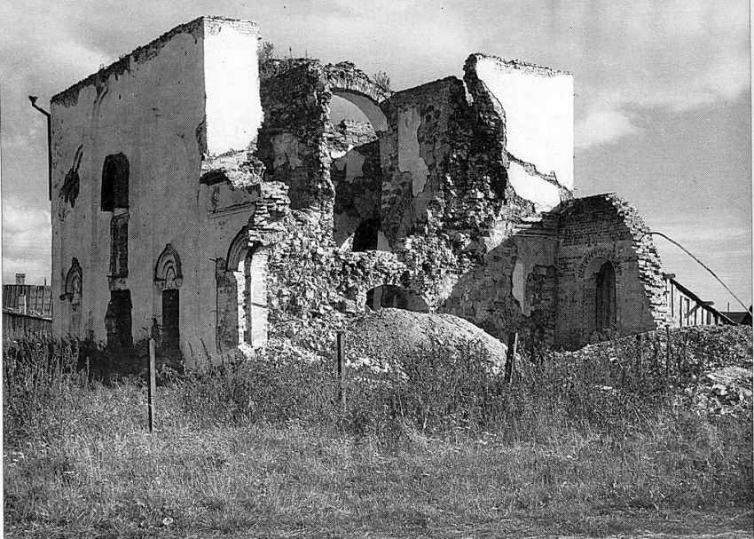 Церковь Власия на Волосовой улице, Великий Новгород (Великий Новгород, город, Новгородская область). архивная фотография, Фото 1947 г. из фондов Новгородского музея-заповедника