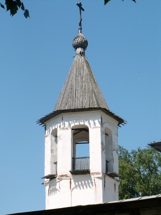 Церковь Михаила Малеина, Великий Новгород (Великий Новгород, город, Новгородская область). архитектурные детали, завершение колокольни