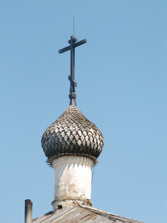 Великий Новгород. Церковь Михаила Малеина. архитектурные детали, купол храма